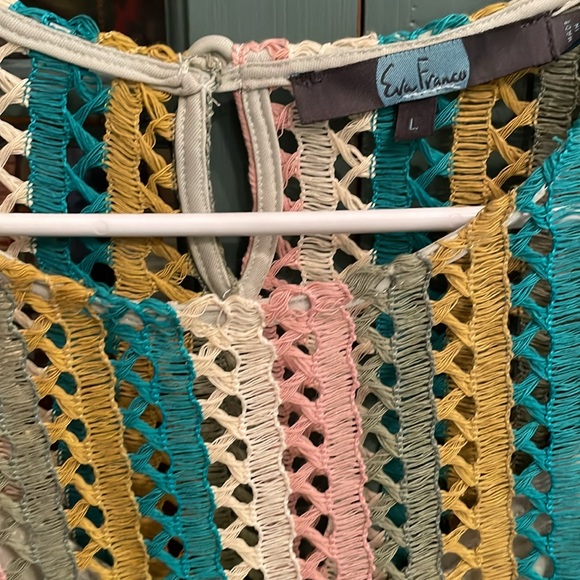 Anthropologie Eva Franco multi eyelet top - Picture 2 of 3